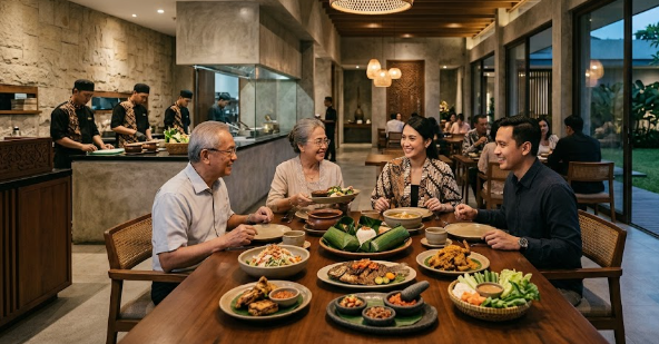 Restoran Berkelas Menyajikan Kuliner Sunda Asli